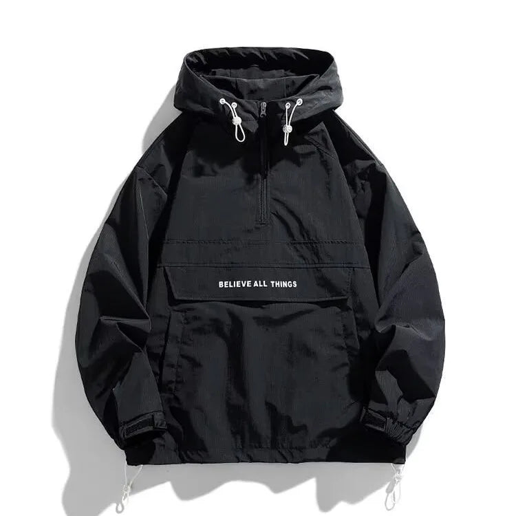 T2key Hooded Pullover Jacket