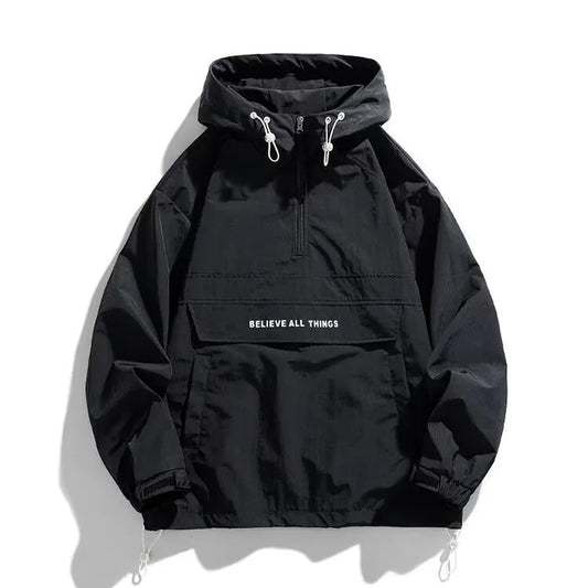 T2key Hooded Pullover Jacket